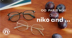 「PARIS MIKI × ニコアンド」
日常のシーンを彩るコラボレーションアイウェアを2026年9月18日に発売！