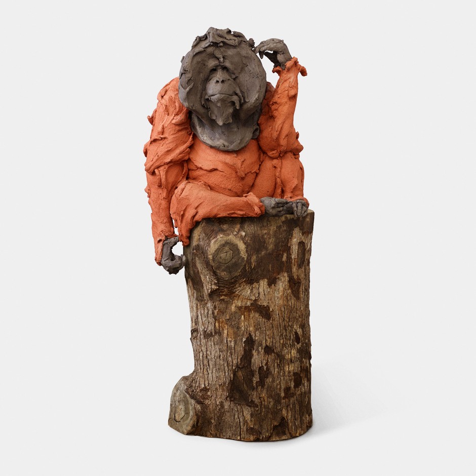(2) ステファニー・クエール(イギリス)「Orangutan」2016年 作家蔵