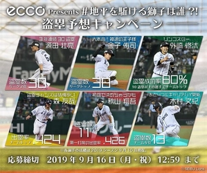 #地平を駈ける獅子は誰？！ シューズブランドECCOが埼玉西武ライオンズ 盗塁予想キャンペーンを実施
