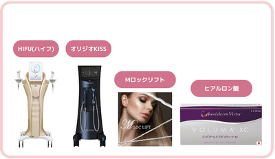たるみ治療で使われる器機や薬剤