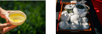 【野点スペースで提供したお茶】