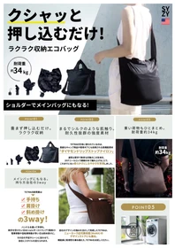 【目標100万円突破目前】MoMA選出の米国発超軽量エコバッグ「TETRA」がCAMPFIREにてラストスパート！11/14「FIELDSTYLE」出展も決定