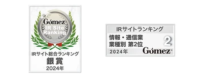 ＪＦＥシステムズ コーポレートサイトが 「Gomez IRサイトランキング2024」IRサイト優秀企業を受賞