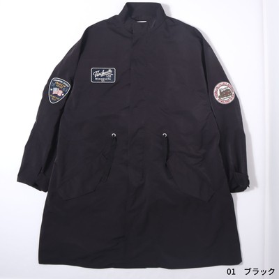 モッズコート ブラック 前