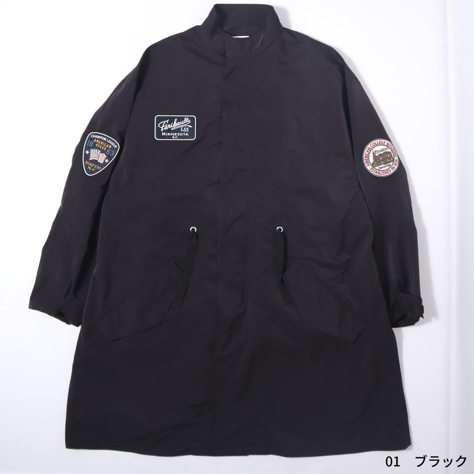 モッズコート ブラック 前