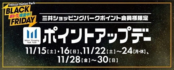 ブラックフライデーポイントアップデー