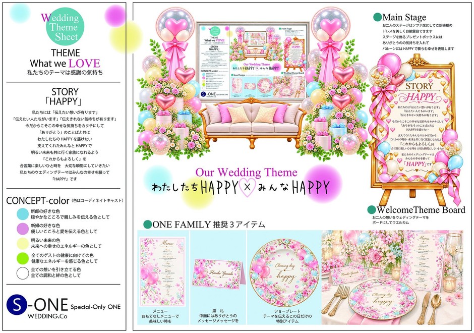 テーマA：「ふたりはHAPPY × みんなHAPPY」