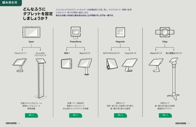 カタログの一部（組み合わせガイド）