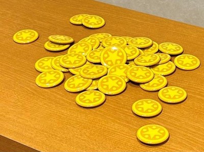 ▲クリア報酬 ドラゴンクエスト アイランド「ちいさなメダル缶バッジ」