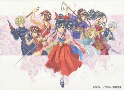 「守るべきもの~愛~帝都花組」(C)SEGA イラスト/松原秀典