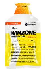 製薬会社のスポーツサプリメント『WINZONE』より カフェイン配合のエナジージェル(オレンジ風味)が 9月19日に新発売！