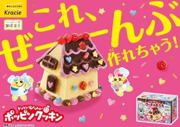 おとぎ話に出てくるようなお菓子のおうちを自分の手で！
クリームをしぼって、飾って、組み立てる手作り体験！
「ポッピンクッキン ケーキのおうち」を2026年11月9日（月）より期間限定発売
