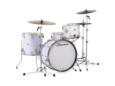 Slingerland Radio King Outfit (FinishPly: White Marine Pearl)