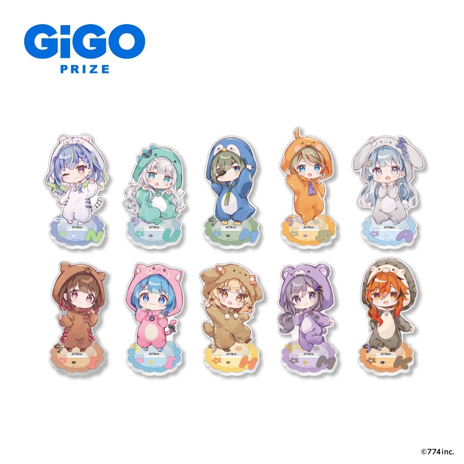 ななしいんくデフォルメアクリルスタンド ~Good night、Fluffy girls~ ~GiGO限定~全10種