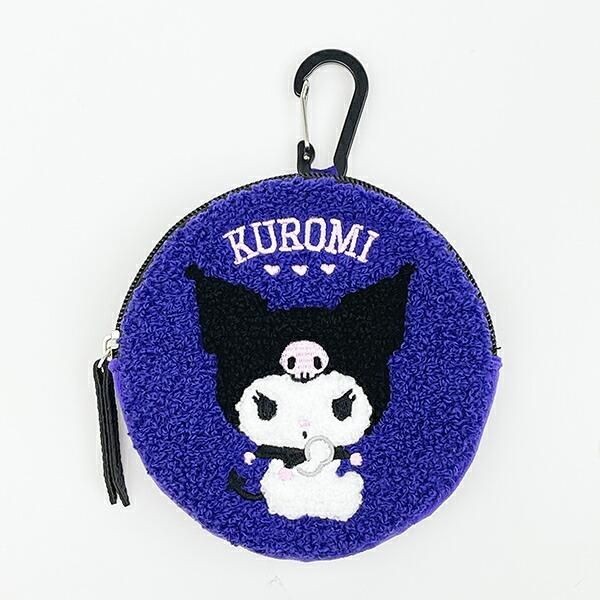 クロミのふわもこなサガラ刺繡ポーチ