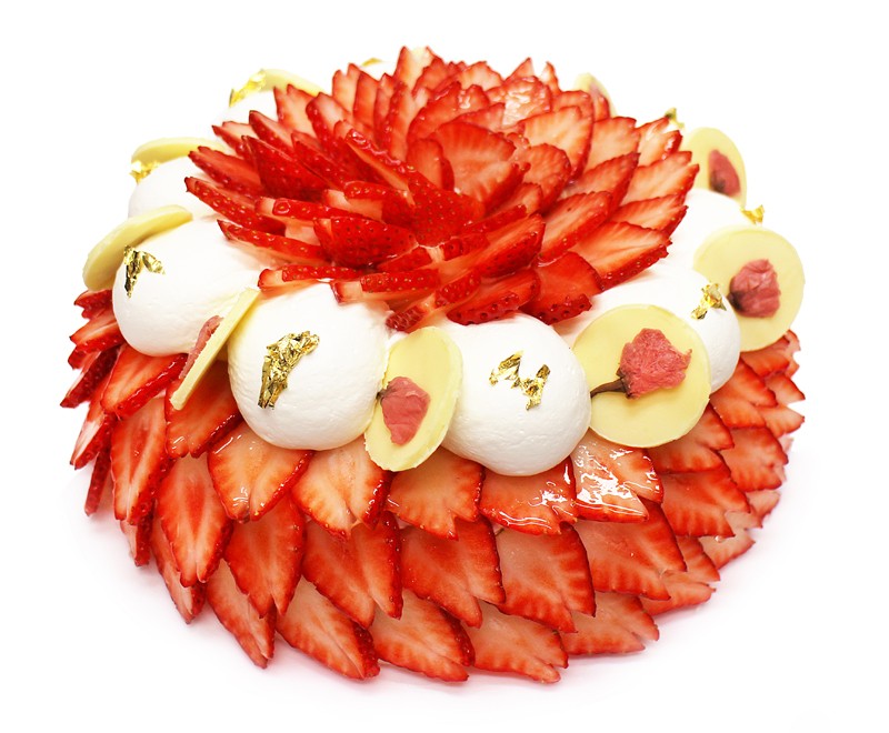 春爛漫 - いちごと桜のショートケーキ -