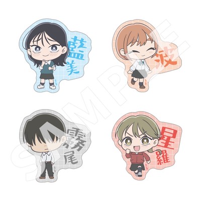 SDステッカー(藍美、波、霧尾、 星羅) 各600円