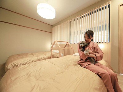全客室に愛犬専用ベッドを完備