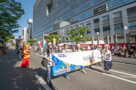 今年も「博多どんたく港まつり」に「マレーシアどんたく隊」登場！
5月3日・4日
