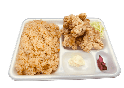 かしわ飯唐揚げ弁当